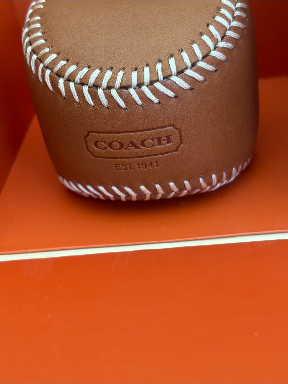 Coach Leather paperweight - Picture 3 of 4